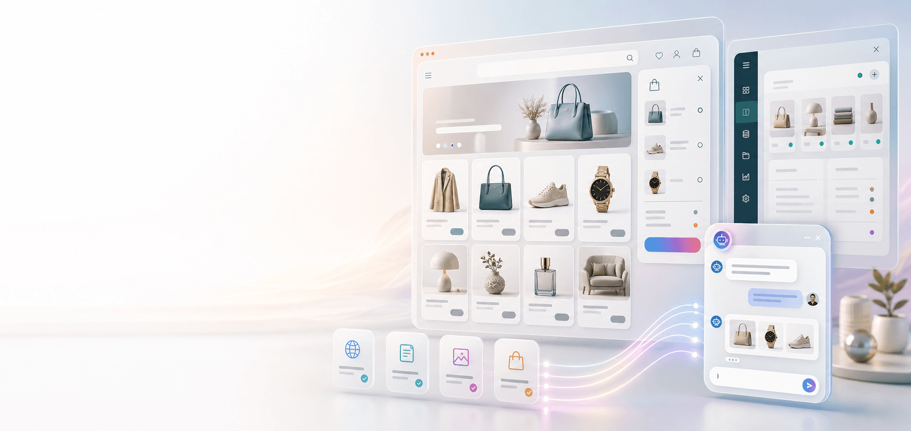 Εμπειρία AI assistant για website e-shop